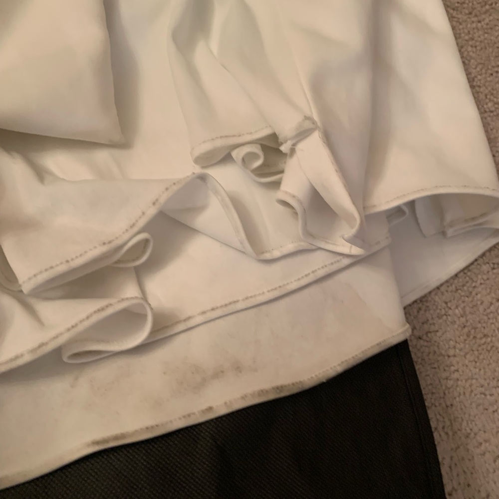Jovani White Gown size 8 style number 09045 - Picture 13 of 16